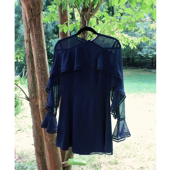 NWT Keepsake Night Lights Skater Dress in Blue - Picture 7 of 9